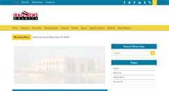 Desktop Screenshot of iraqnewsgazette.com